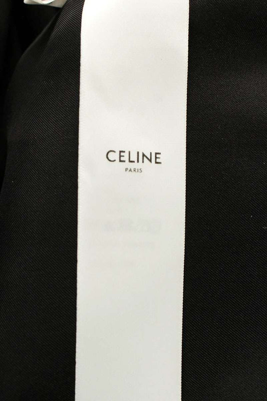 Celine Black Wool Blend Lace Mini Dress Size 36