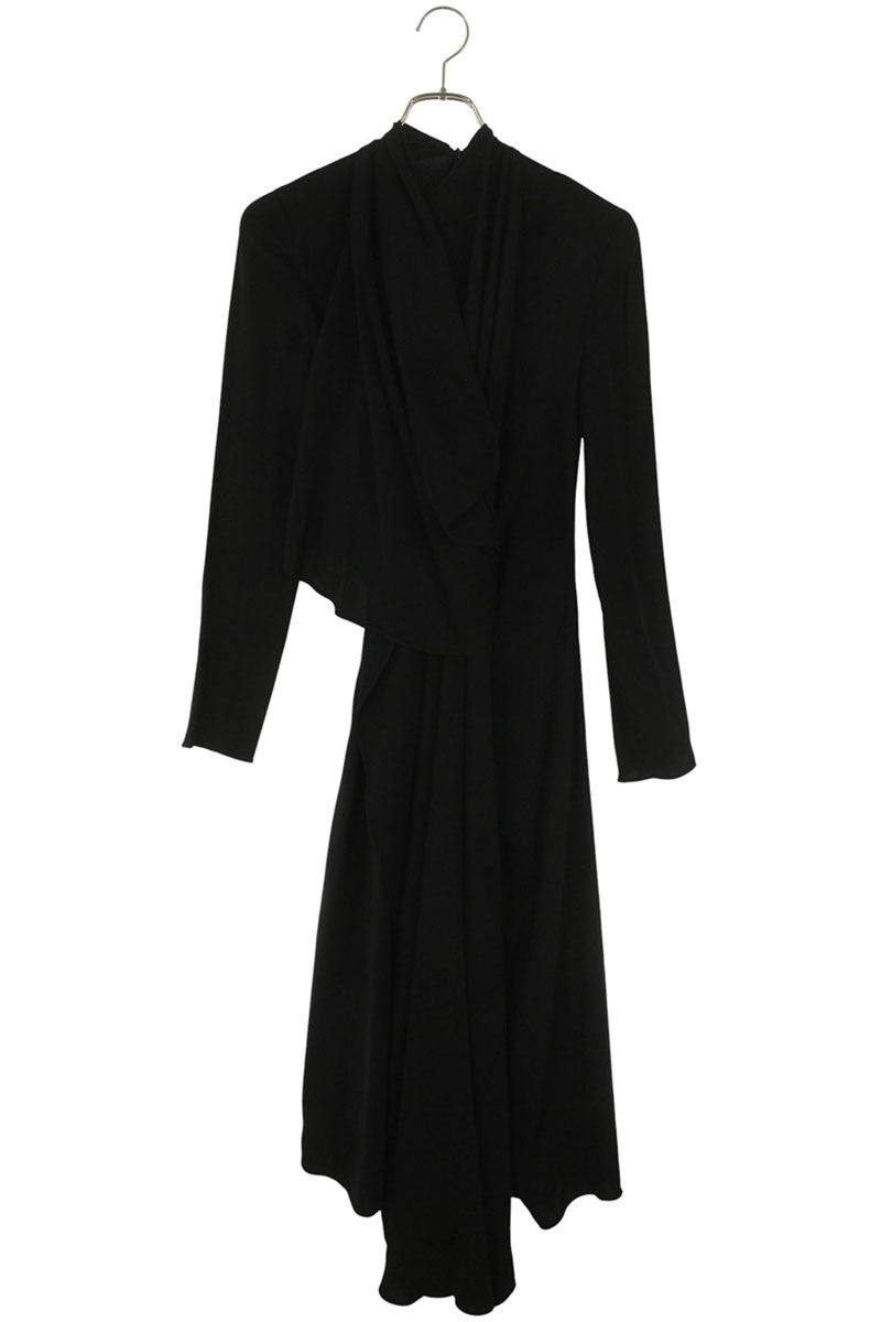 Valentino Black Rayon Blend Wrap Dress Size 36