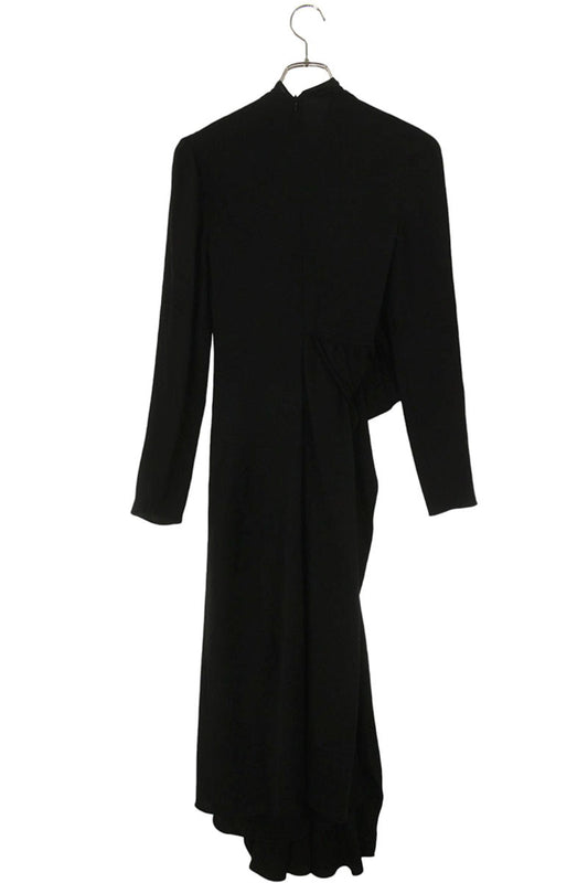 Valentino Black Rayon Blend Wrap Dress Size 36