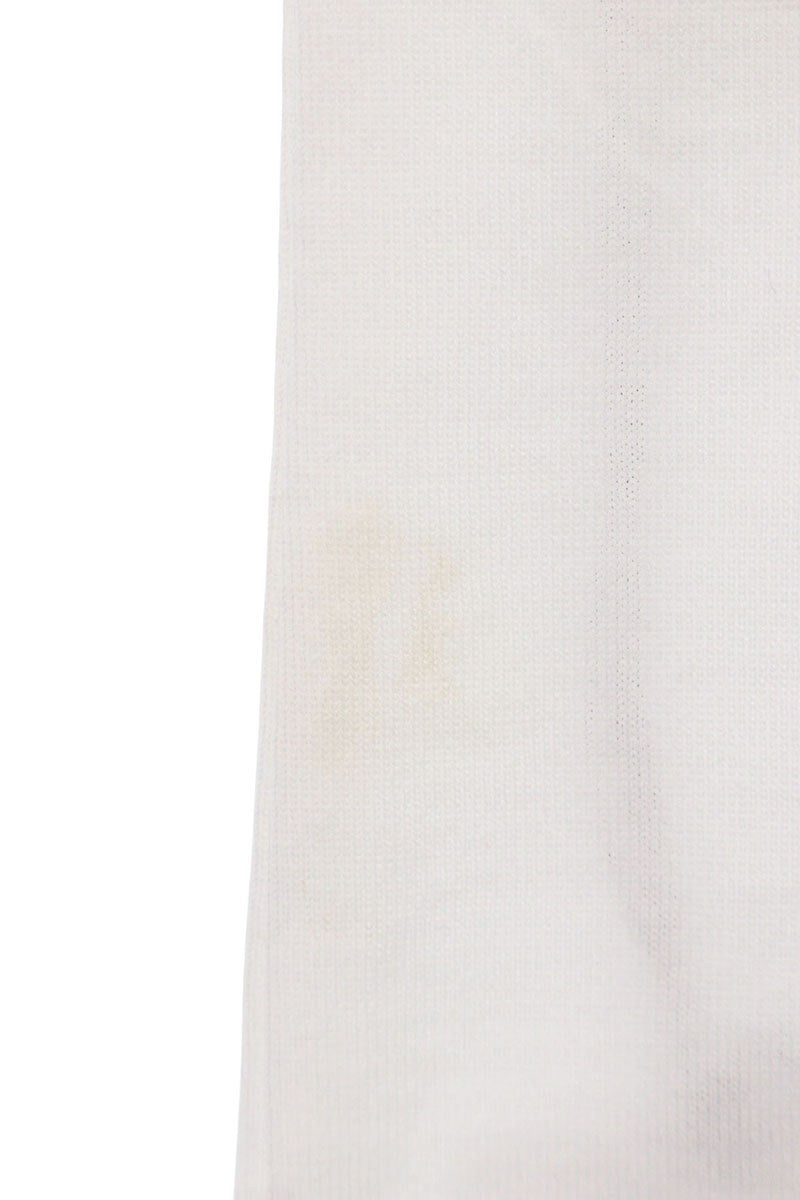 Hermes White Embroidered Pocket Cotton Dress Size 34