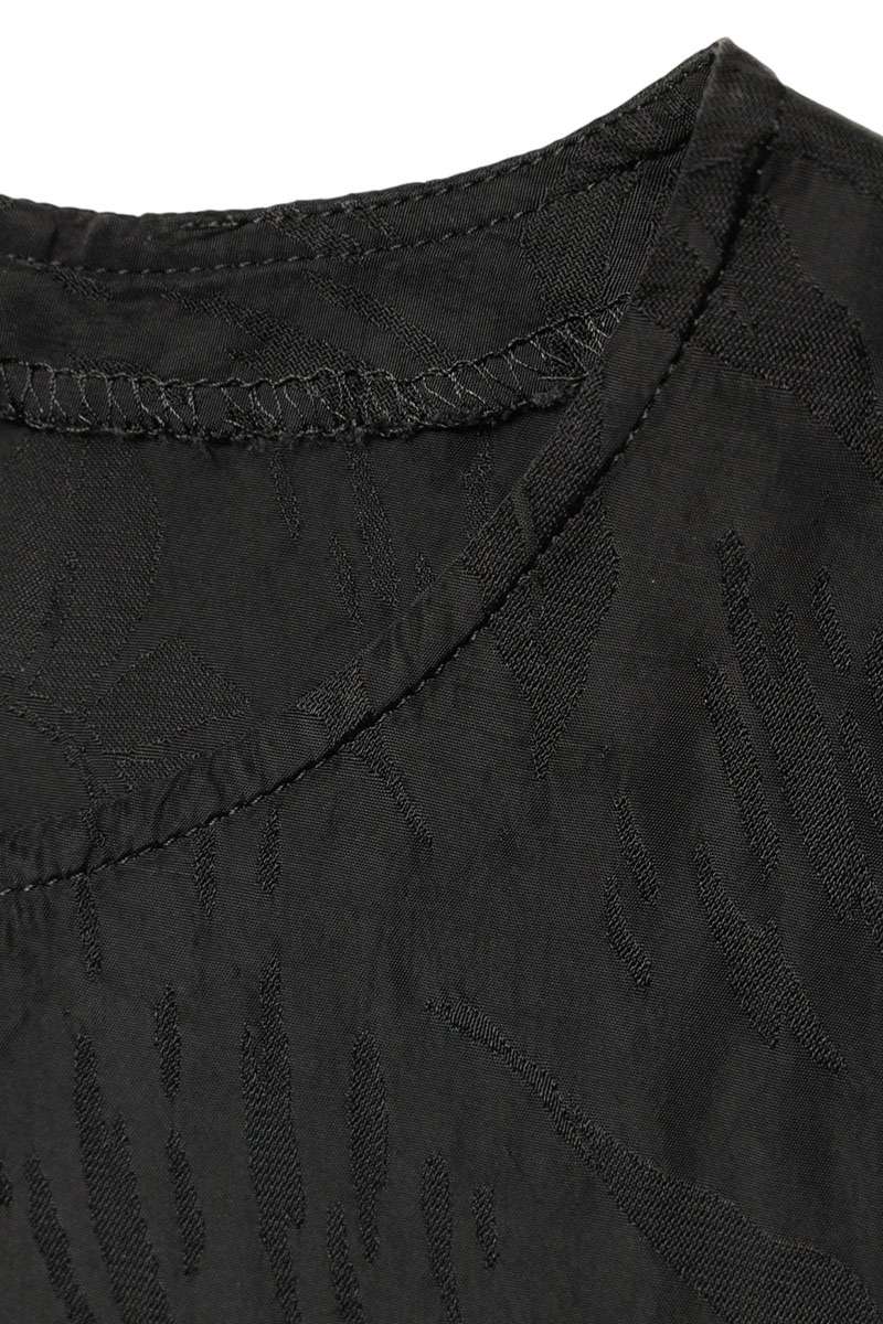 Comme des Garcons tricot Jacquard Flower Vinyl Midi Dress