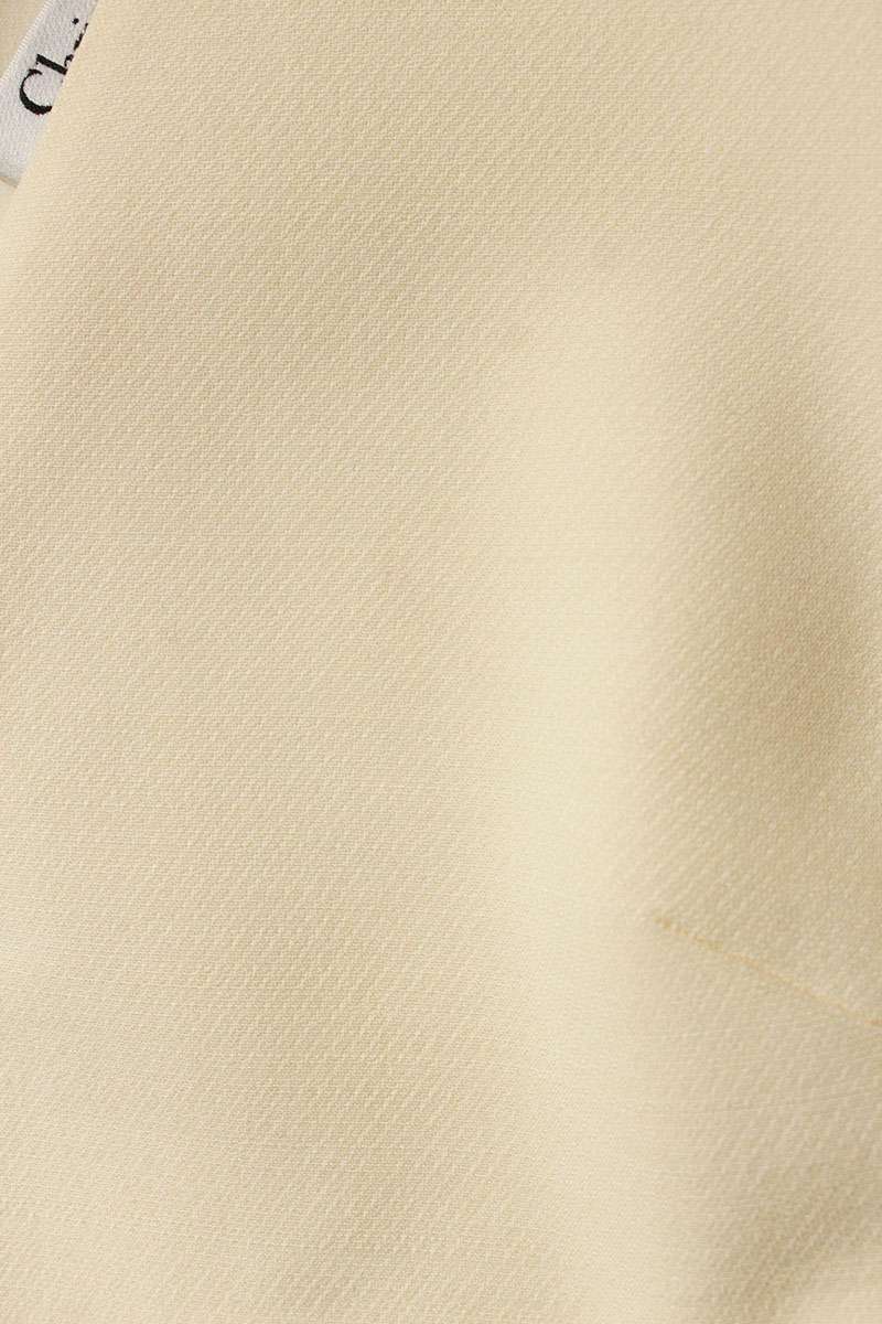 Christian Dior Belted Fringe Tassel Wool Dress White