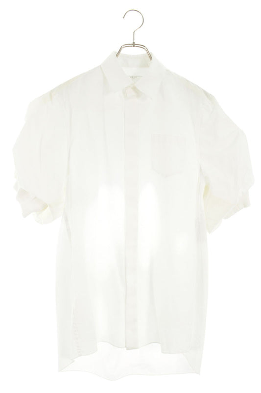 Sacai 25AW Nylon Paneled Cotton Stripe Shirt Dress Size 1
