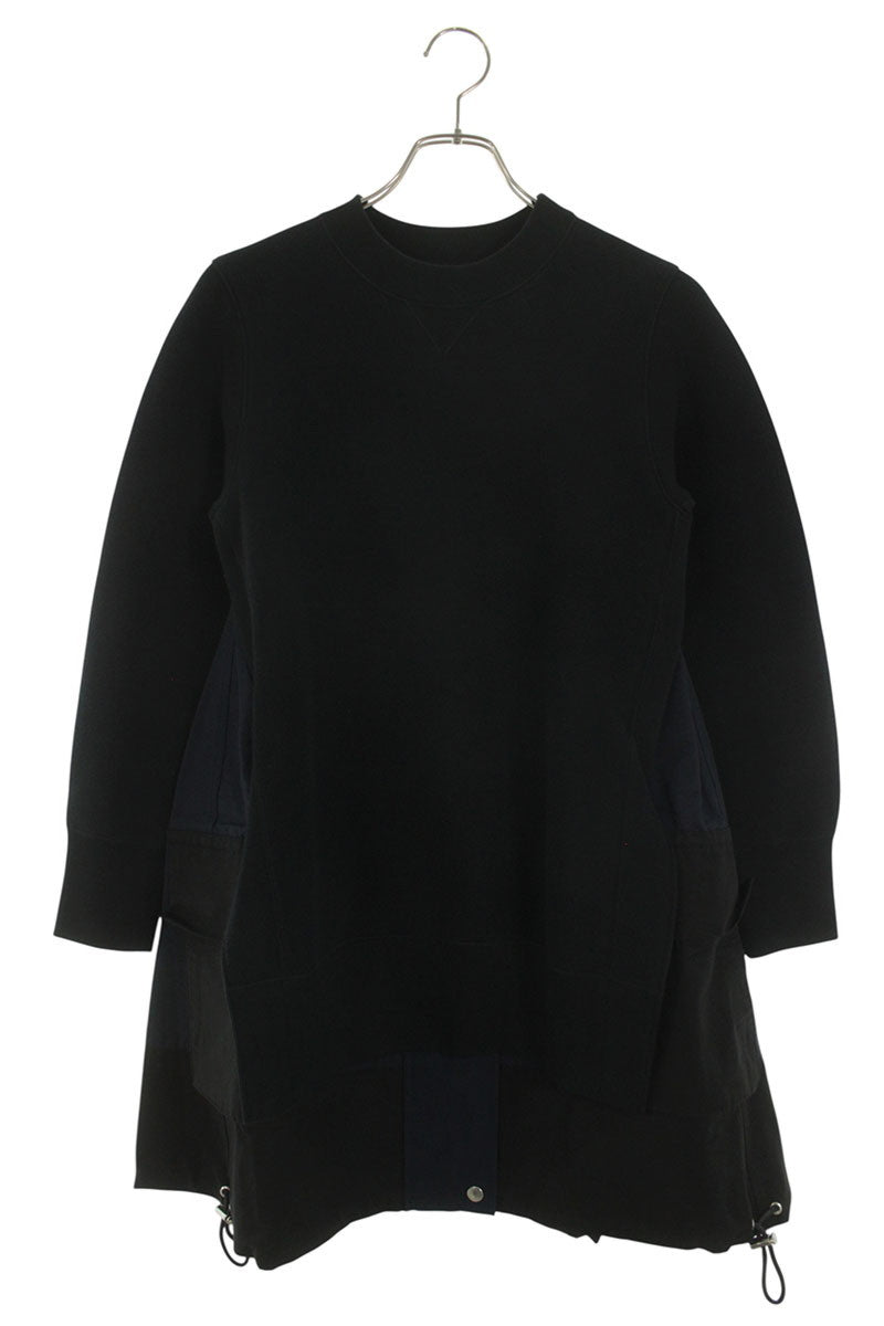 Sacai Nylon Docking Sponge Dress Black Size 1