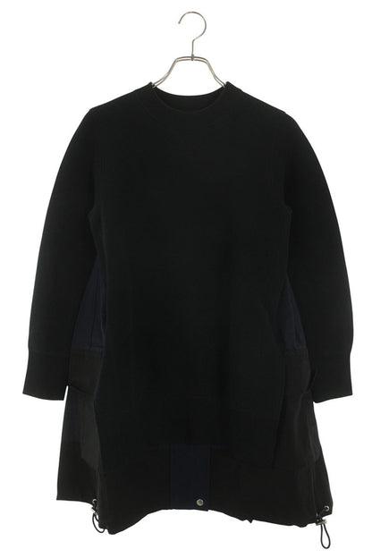 Sacai Nylon Docking Sponge Dress Black Size 1