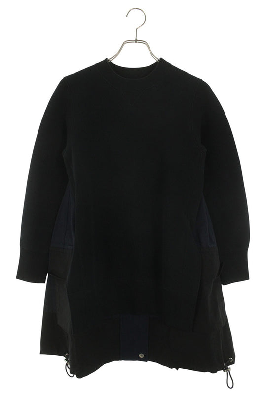 Sacai Nylon Docking Sponge Dress Black Size 1