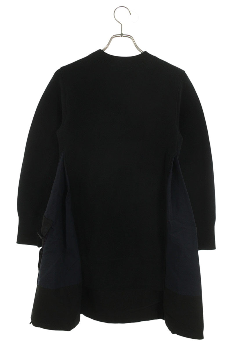 Sacai Nylon Docking Sponge Dress Black Size 1