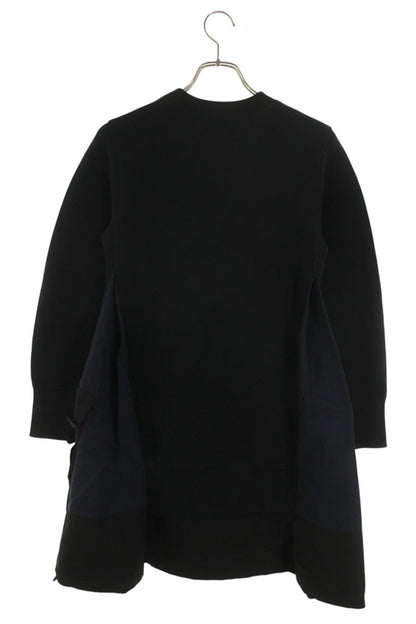 Sacai Nylon Docking Sponge Dress Black Size 1