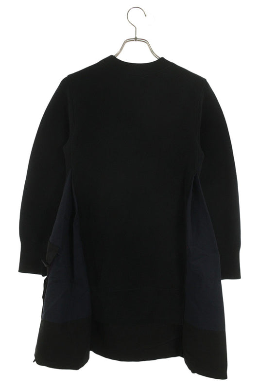 Sacai Nylon Docking Sponge Dress Black Size 1
