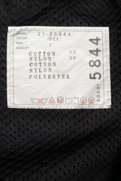 Sacai Nylon Docking Sponge Dress Black Size 1