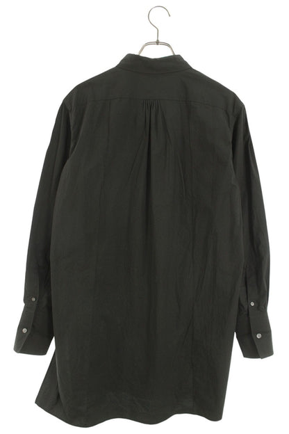 Lemaire Black Side Slit Cotton Shirt Dress Size 38