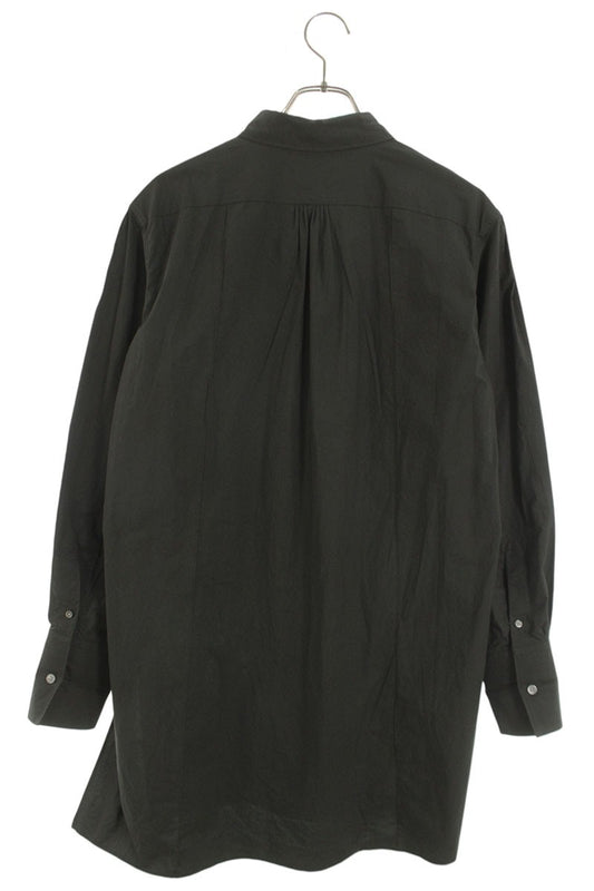 Lemaire Black Side Slit Cotton Shirt Dress Size 38