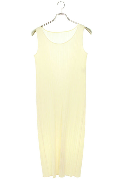 Vintage PLEATS PLEASE Off-White Pleated Dress Size 2