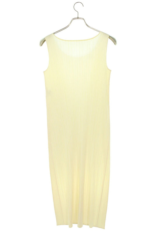 Vintage PLEATS PLEASE Off-White Pleated Dress Size 2