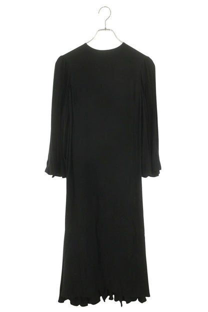 Valentino Black Pleated Dress Size 36
