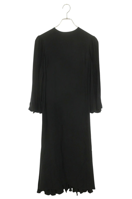 Valentino Black Pleated Dress Size 36