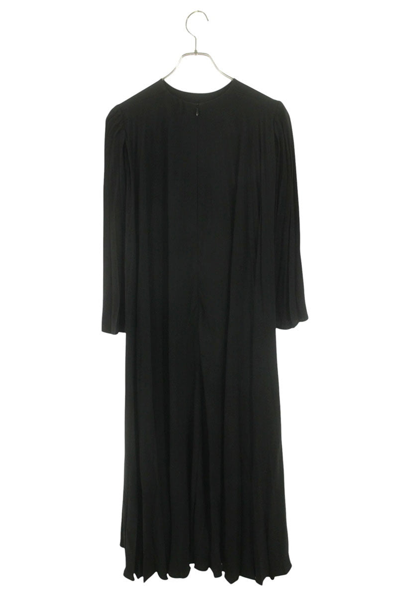 Valentino Black Pleated Dress Size 36