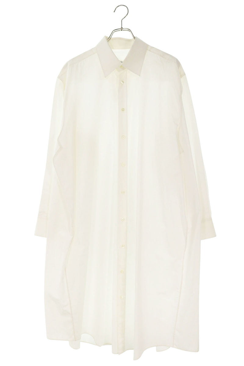 Maison Margiela White Cotton Cleric Shirt Dress Size 36