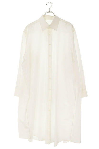 Maison Margiela White Cotton Cleric Shirt Dress Size 36