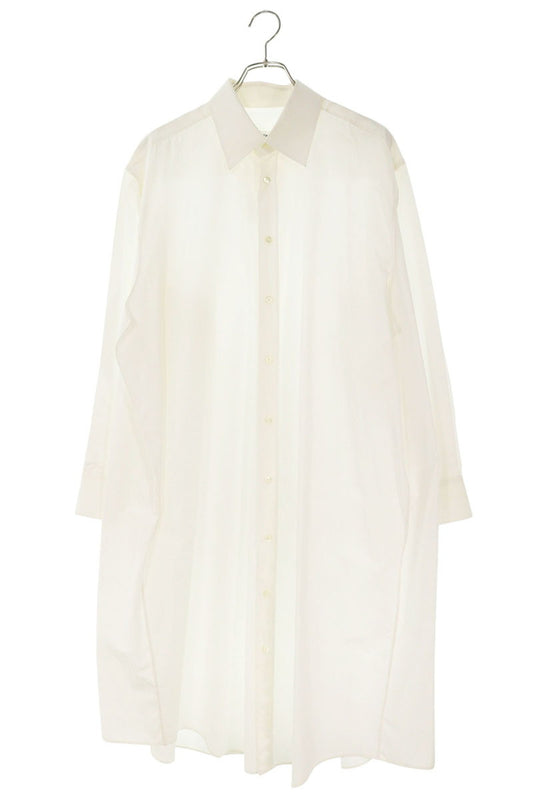 Maison Margiela White Cotton Cleric Shirt Dress Size 36