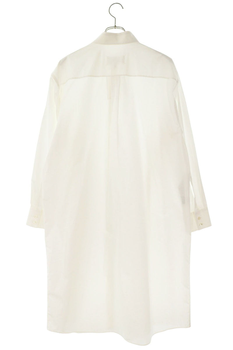 Maison Margiela White Cotton Cleric Shirt Dress Size 36