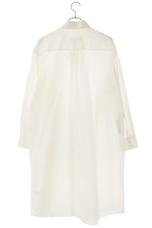 Maison Margiela White Cotton Cleric Shirt Dress Size 36