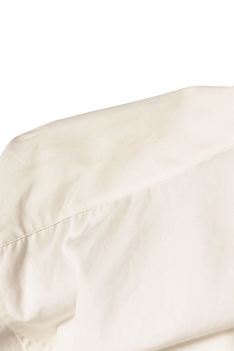 Maison Margiela White Cotton Cleric Shirt Dress Size 36
