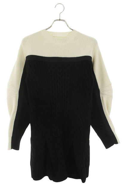 Sacai Bicolor Knit Dress 24AW Size 2