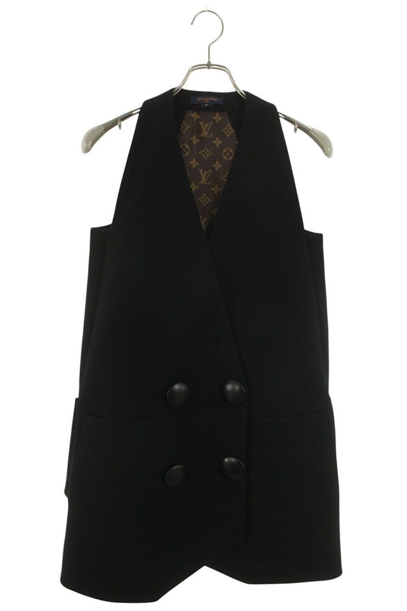 Louis Vuitton Monogram Wool Dress 23SS Size 36