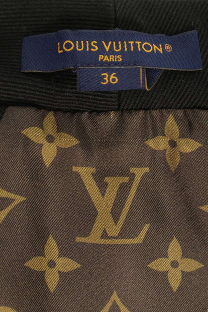 Louis Vuitton Monogram Wool Dress 23SS Size 36