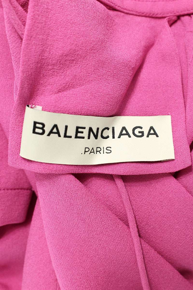 Balenciaga Purple Silk Dress Size 34