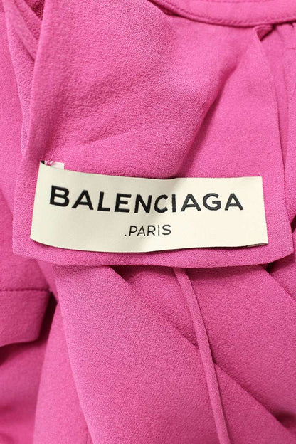 Balenciaga Purple Silk Dress Size 34
