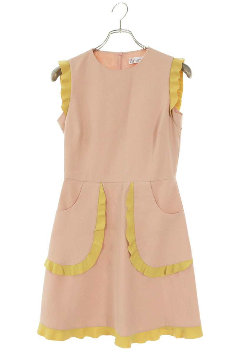 RED Valentino Multi Ruffle Candy Frill Dress Size 38