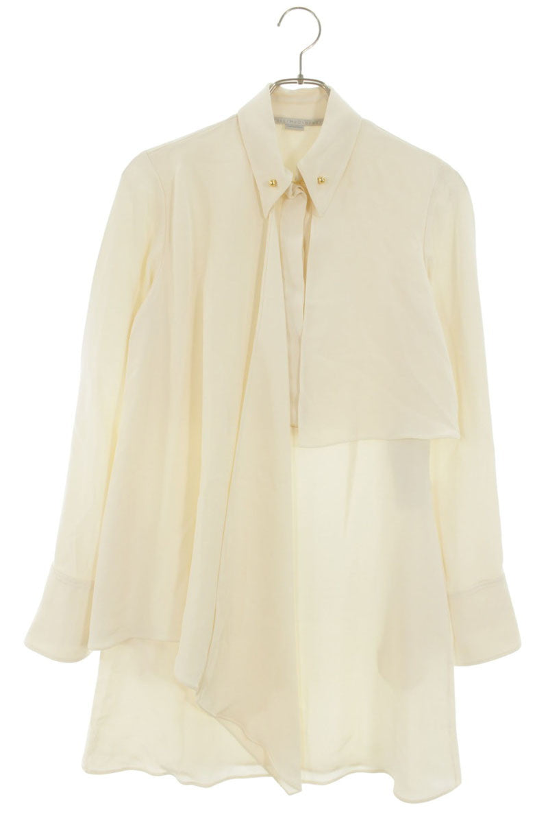 Stella McCartney Off-White Bow-Tie Blouse Size 36
