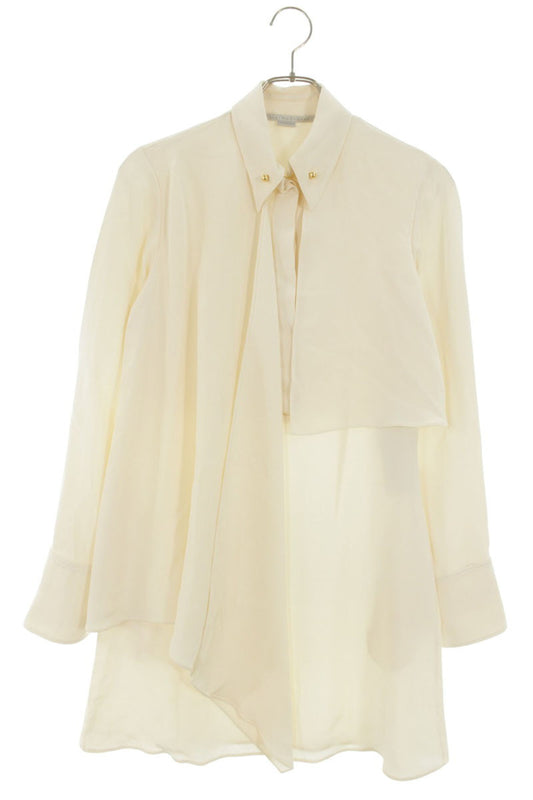 Stella McCartney Off-White Bow-Tie Blouse Size 36