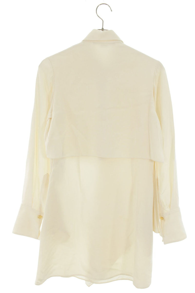 Stella McCartney Off-White Bow-Tie Blouse Size 36