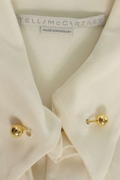 Stella McCartney Off-White Bow-Tie Blouse Size 36
