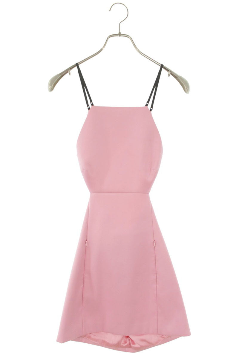 Alexander Wang Pink Logo Charm Tight Midi Dress Size 0