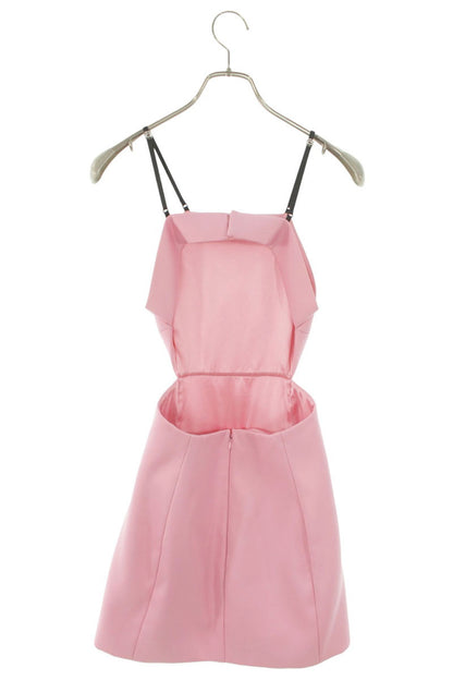 Alexander Wang Pink Logo Charm Tight Midi Dress Size 0