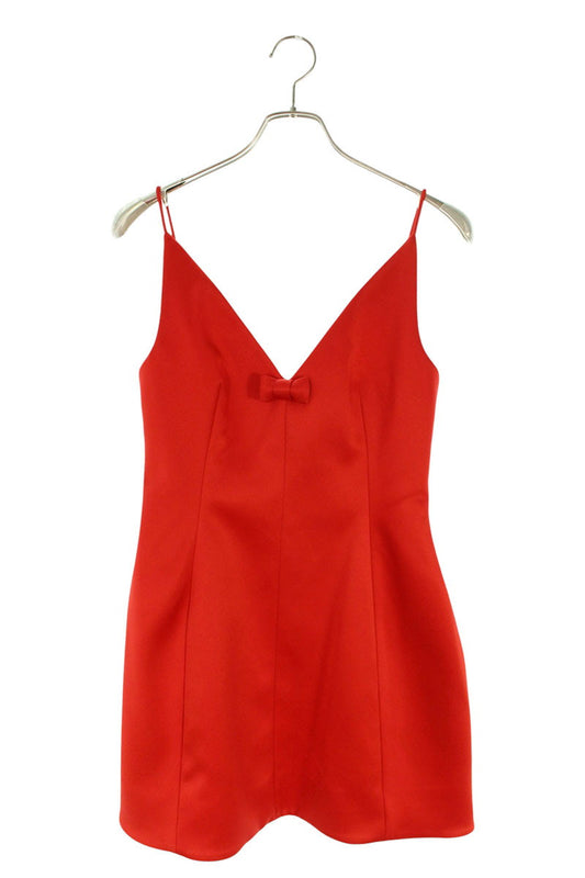 Marc Jacobs Red Ribbon Design Polyester Dress Size 2