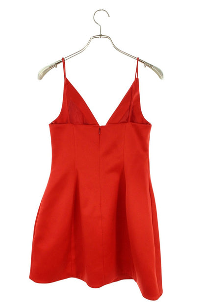 Marc Jacobs Red Ribbon Design Polyester Dress Size 2