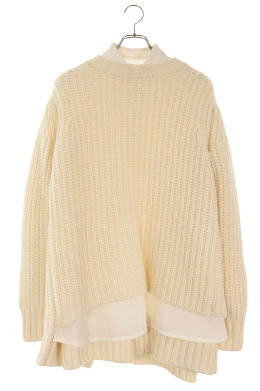 Sacai 25AW Double Face Knit Dress Off-White Size 1