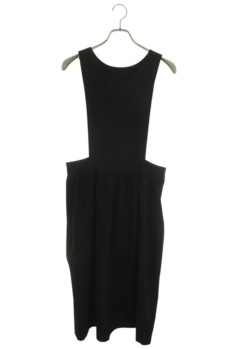 Comme des Garcons Girl Black Polyester Pinafore Dress Size S