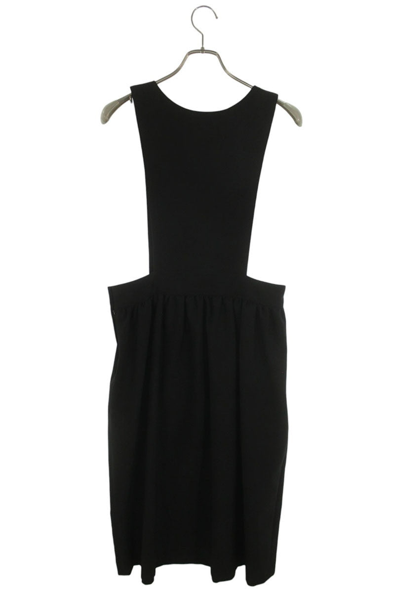 Comme des Garcons Girl Black Polyester Pinafore Dress Size S
