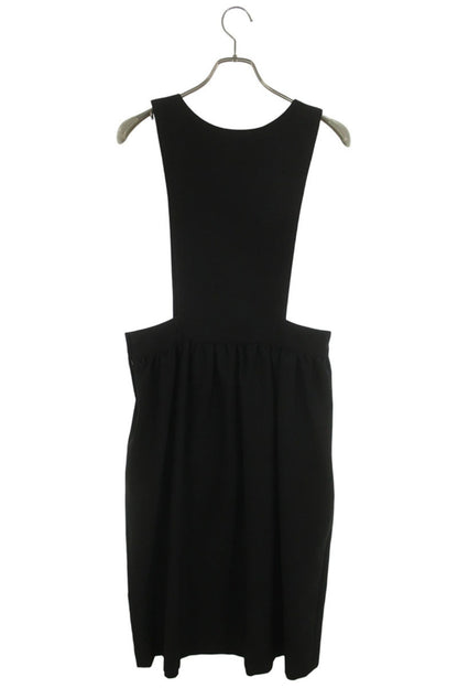 Comme des Garcons Girl Black Polyester Pinafore Dress Size S