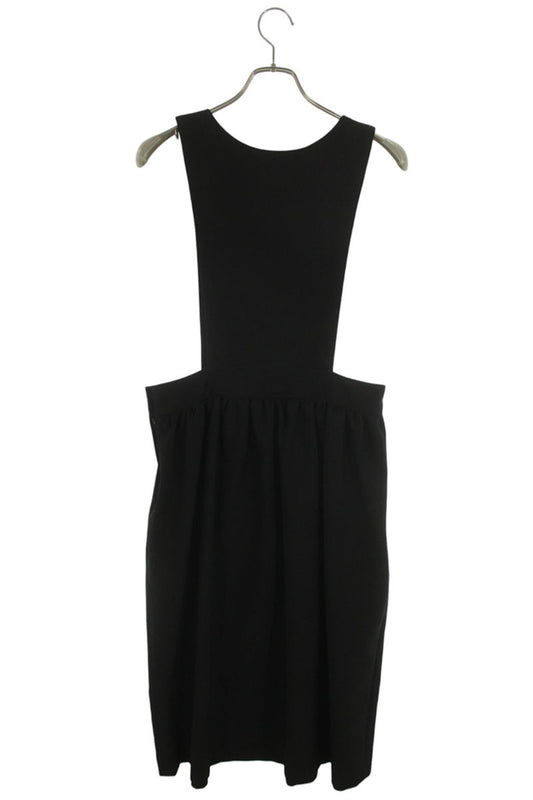 Comme des Garcons Girl Black Polyester Pinafore Dress Size S