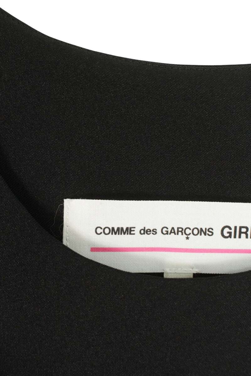 Comme des Garcons Girl Black Polyester Pinafore Dress Size S