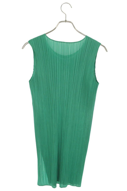 Issey Miyake Pleats Please Green Midi Dress Size 3