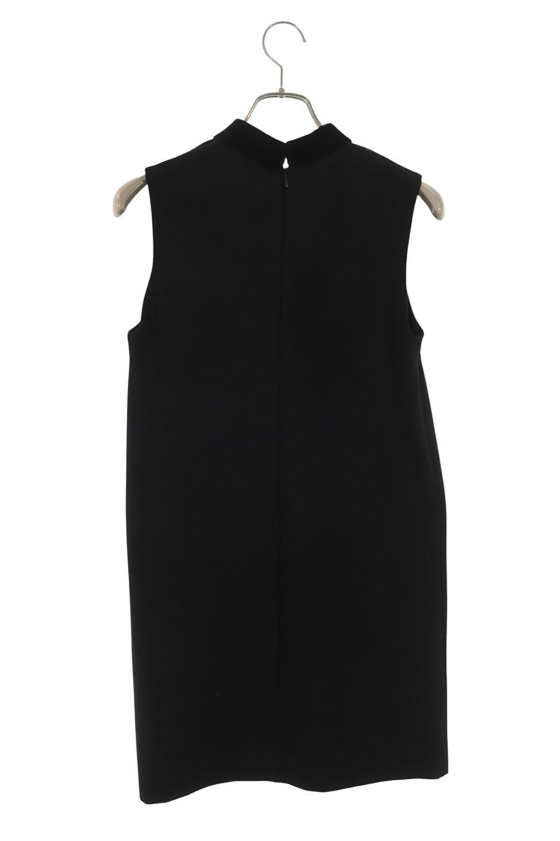 Miu Miu Black Sequined Sleeveless Dress Size S