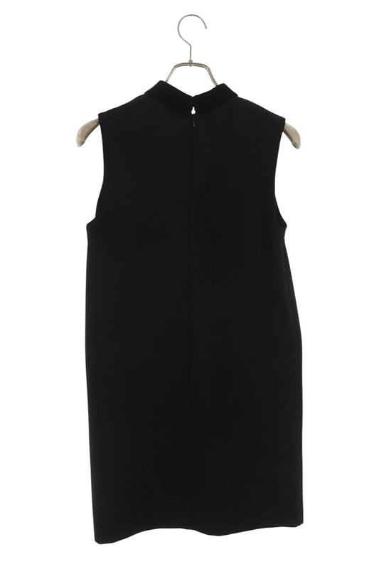 Miu Miu Black Sequined Sleeveless Dress Size S